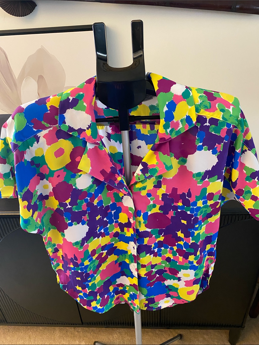 Vintage 90s Shapely Brand Multicolored Top